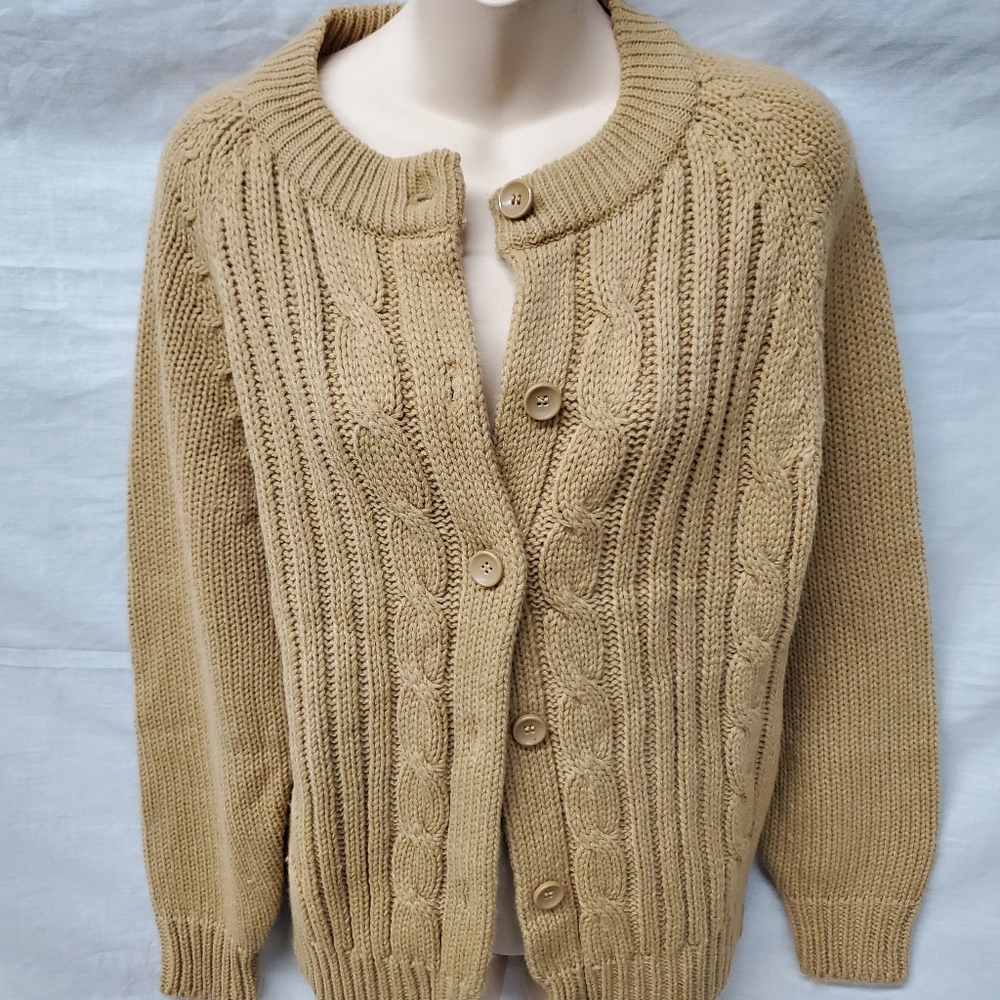 Vintage Button Cardigan Sweater Sz..M